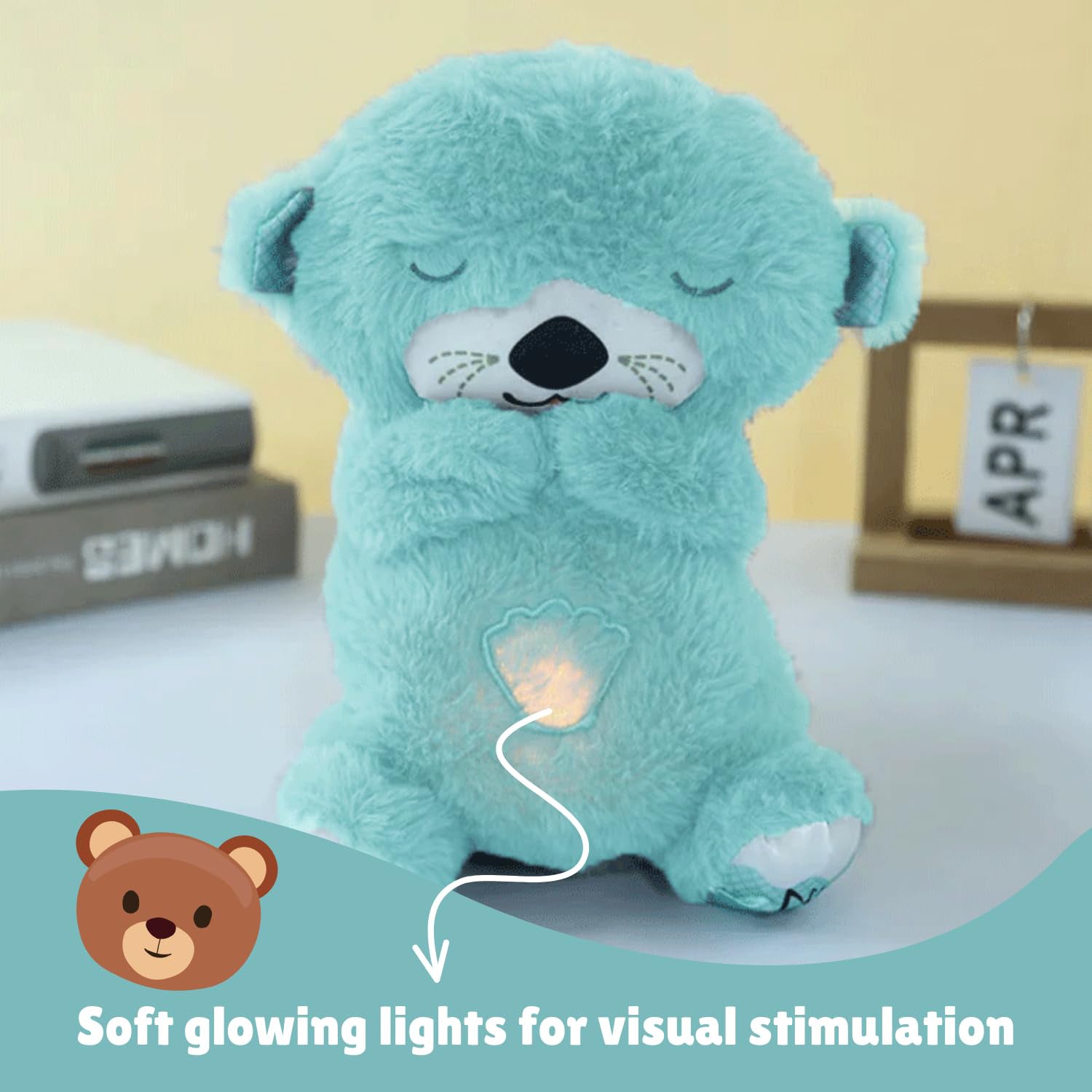 Soft Plush Musical Teddy Bear Toy with LED Light  (1 Pc) Soft Plush Musical Teddy Bear Toy with LED Light  (1 Pc)